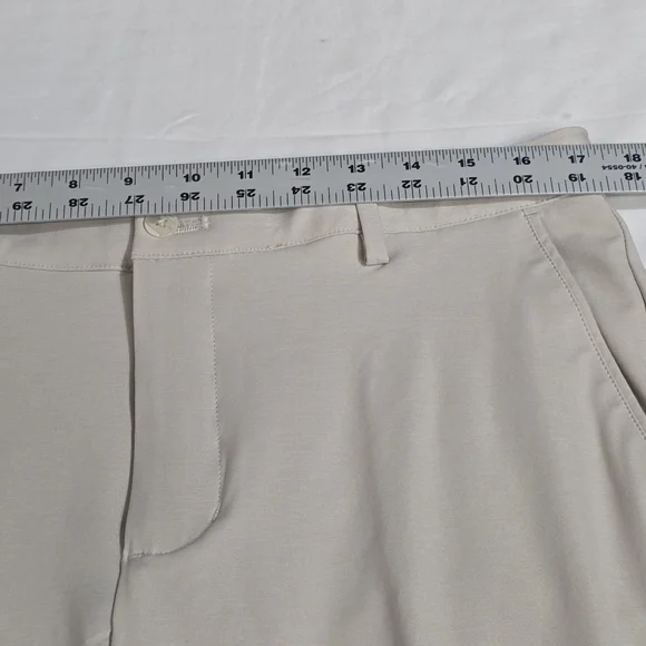 Greg Norman Collection Performance Golf Pant Mens 34 X 32 In Khaki New - Picture 9 of 11